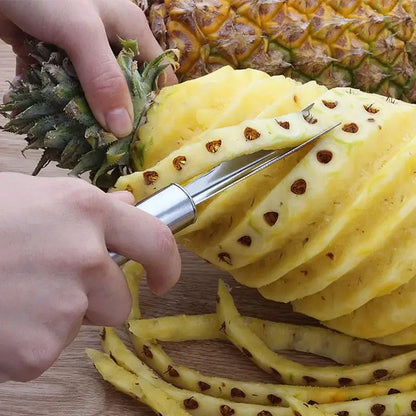 Pisau Nanas Ananas Keluli Tahan Karat Pengupas Buah Alat Sayur Alat Dapur PintarPemproses