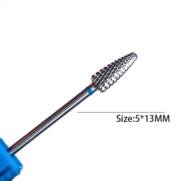 1pc Carbide Tungsten Nail Drill Bit Rotate Burr Milling Nail Cutter Bits Electric Drill Machine For Manicure Pedicure Tools -