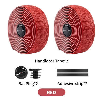 BUCKLOS Bicycle Handlebar Tapes Road Bicycle Handlebar Tape Anti-slip Waterproof Cycling Bar Wrap Road Bike Accessories
