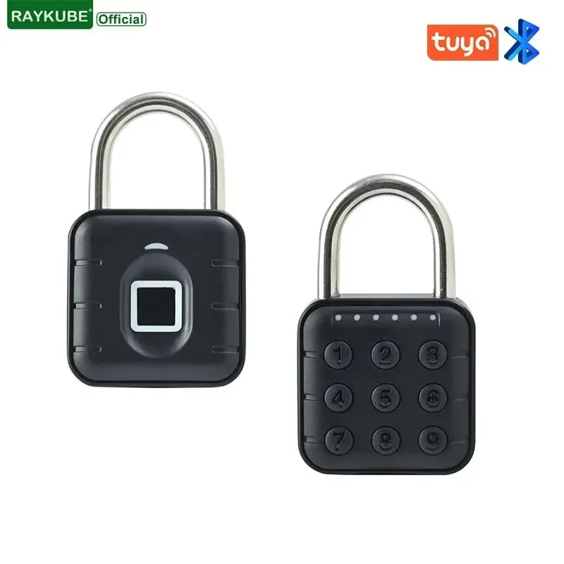 Electronic Lock Tuya Bluetooth Fingerprint Padlock Digital Luggage Lock APP Temporary Password Remotely IP67 Decompression To