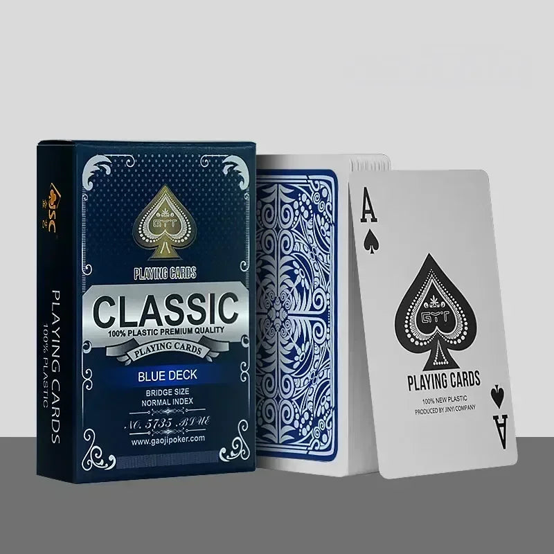 High Quality Waterproof PVC Polka Dot Playing Cards - Washable Adult Christmas Gift for Parties, Bars, Family Gatherings - Bl