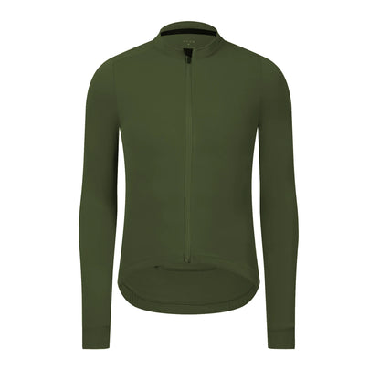 Rsantce 2024 Winter Thermal Fleece Cycling Jersey Top MTB Bike Outdoor Men's Bicycle Clothing Long Sleeve Shirt Uniform
