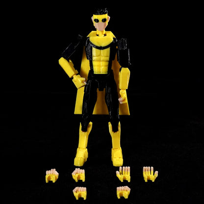 3D Printed Invincible Toys Action Figures Anime Model Lucky Dummy 13 Superheroes Mark Thragg Multi-Jointed Toy Ornaments Gift