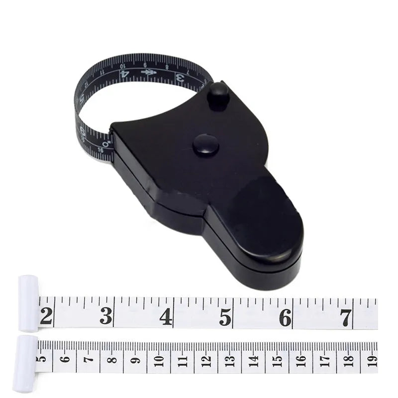 Self-tightening Body Measuring Tape Ruler 150cm/60 Inch Sewing Tailor Dressmaking Measure Ruler Meter Film for Waist Chest Le