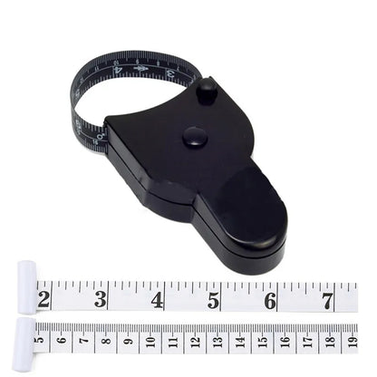 Self-tightening Body Measuring Tape Ruler 150cm/60 Inch Sewing Tailor Dressmaking Measure Ruler Meter Film for Waist Chest Le