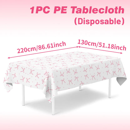 Purple Laser Disposale Tablecloth Happy Birthday Party Decoration Wedding Party Aluminum Film Table Cover Baby Shower Supplie