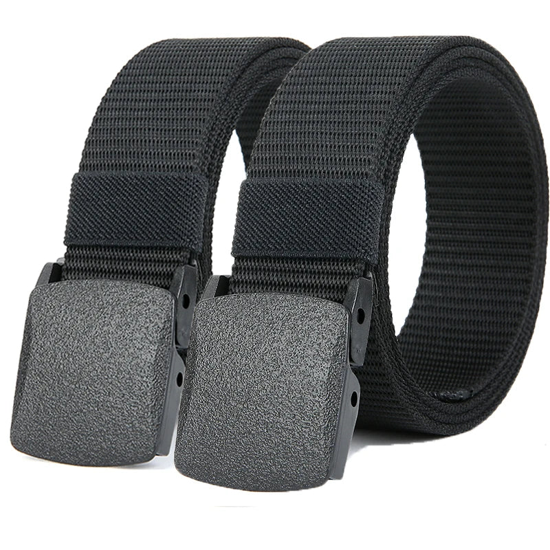 Military Automatic Buckle Nylon Belt Outdoor Hunting Multifunctional Tactical Canvas Belt Men Belt