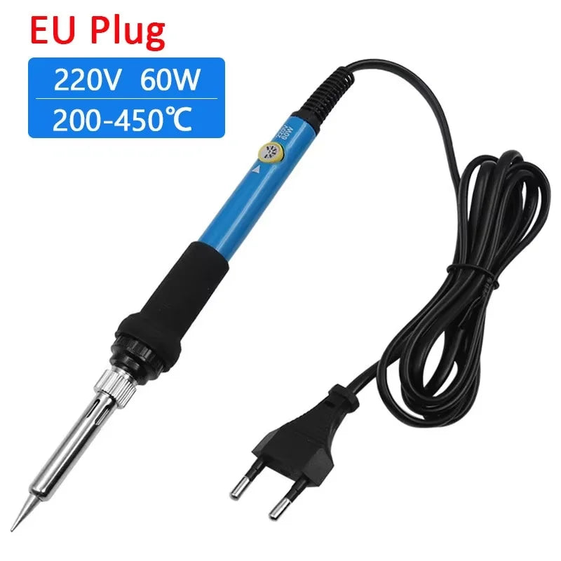 Adjustable Temperature Electric Soldering Iron 110V/220V 60W Solder Iron Tin Professional Tin Welder Electric Tin Welder Heat