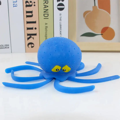 Baby Bath Toys Sponge Water Absorbing Octopus Squeezing Stress Relief Toys Summer Swimming Play Water Bath Toy for Children -