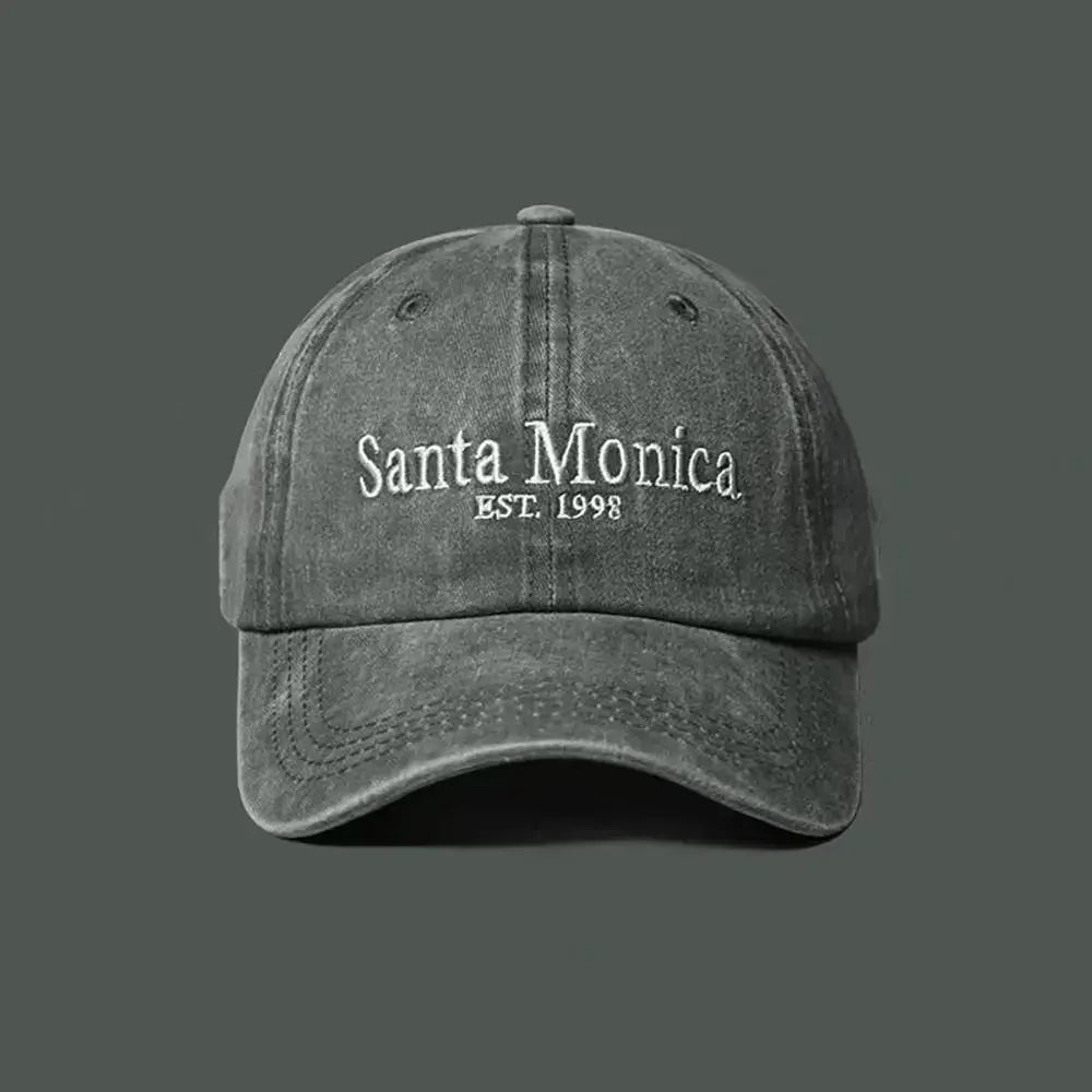 INS Style Letter Embroidered Baseball Cap Face Smaller Sun Protection Hip Hop Hat Sun Hat Couples
