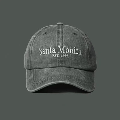 INS Style Letter Embroidered Baseball Cap Face Smaller Sun Protection Hip Hop Hat Sun Hat Couples