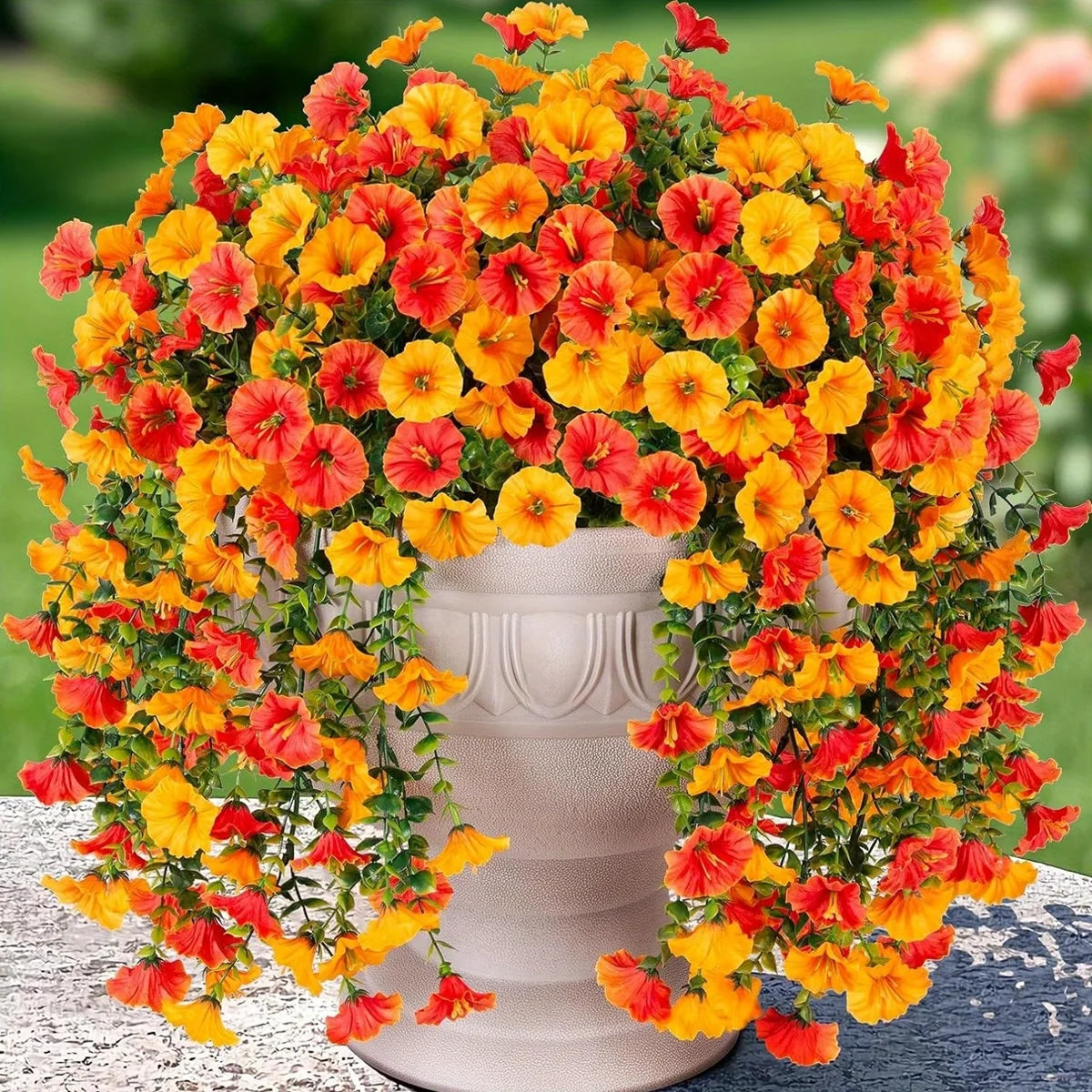 Artificial Flowers Vine Morning Glory Wedding Wreath Home Room Valentine's Decor Outdoor Yard Pretty Hanging Arch DIY Gift Pr