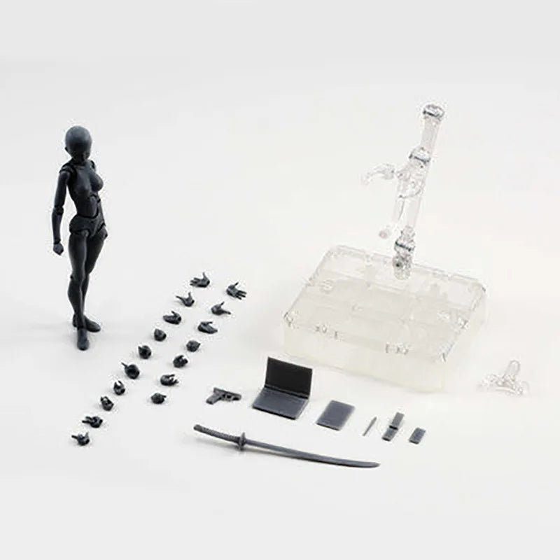 Sketch Draw Figurines Male Female Movable Body Kun Body Chan Joint Pain Anime Figure Shf Action Figure Toy Model Draw Mannequ