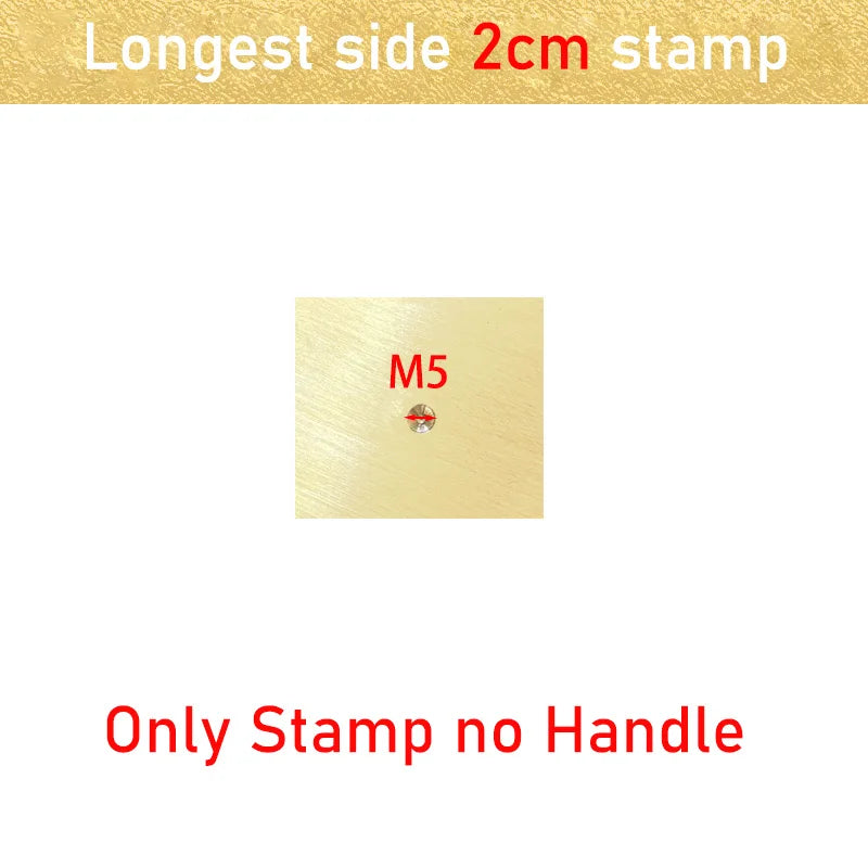 Leather Stamp LOGO Customisation Brass Mould Hand Punching Leather Stamps Brand Working Carving Stamping Punches Tools Craft 