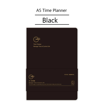 Kinbor Notebook Journal A5 Self-filling Budget Planner PU Material Agenda Planning Notebook 공책 Writing Office School Statione