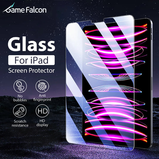 Tempered Glass Screen Protector For Ipad Pro 13 11th M5 M4 2025 12.9 A16 Air 11 5 4 M3 M2 10 9 9th 10th Generation Mini 7 6 F