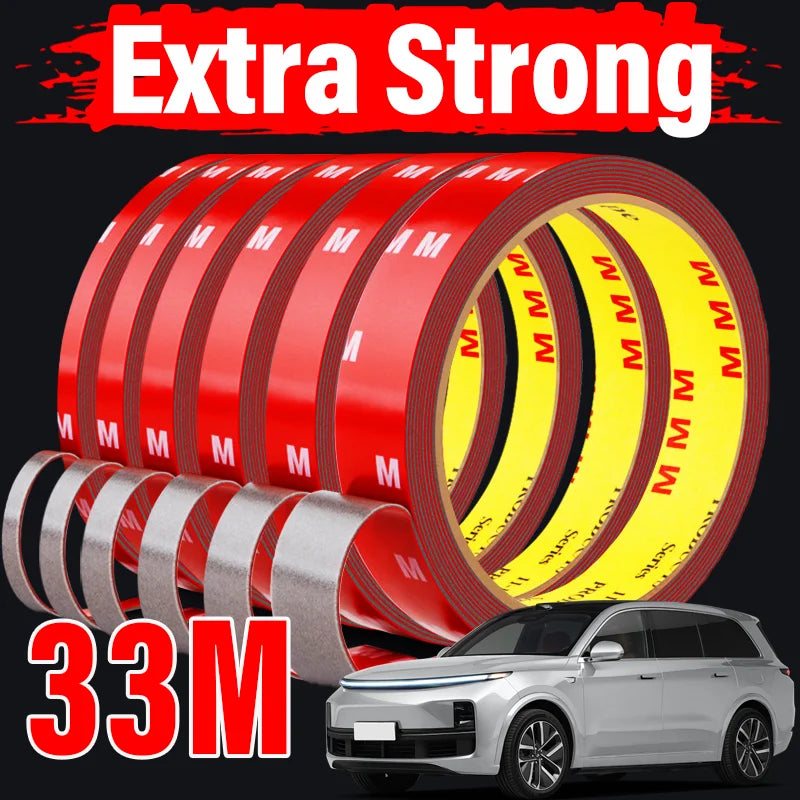 Extra Strong Double Sided Adhesive Tape Waterproof Acrylic Foam Adhesive Tape For Car Home High Temperature Fixing Sticky Tap