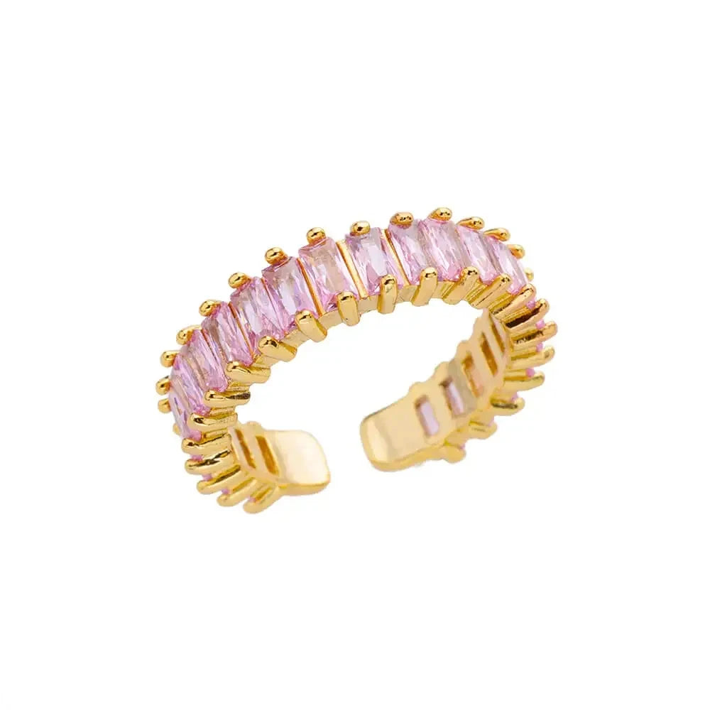 316L Stainless Steel Rings for Women Gold Color Never Fade Luxury Classic rings wedding couple rings Jewelry