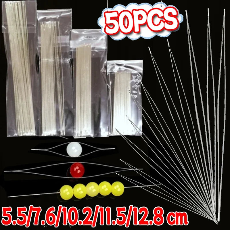 Beading Needles Pins Open Curved Big Eye Needle for Beads Bracelet DIY Jewelry Making Tools Handmade Craft Beaded Threading P
