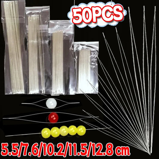 Beading Needles Pins Open Curved Big Eye Needle for Beads Bracelet DIY Jewelry Making Tools Handmade Craft Beaded Threading P