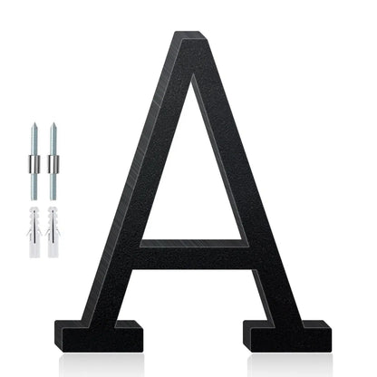 3-12inch Floating Aluminum House Numbers, Modern Metal House Address Numbers Letters, Aluminum Address Letters for Outside
