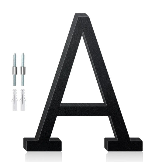 3-12inch Floating Aluminum House Numbers, Modern Metal House Address Numbers Letters, Aluminum Address Letters for Outside