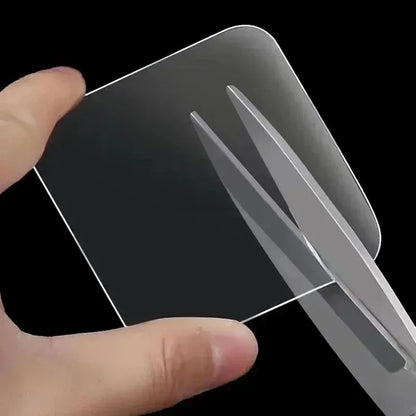 Ultra-strong Glue Double Sided Adhesive Tape Transparent Square Wall Stickers Patch for Bathroom Seamless Waterproof Nano Tap