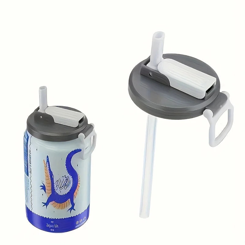 Reusable Soft Drink Can Lid. Soda Drink Can Lid Can Be Used for Beverages, Juices, and Soft Drinks, and Comes with A Straw - 