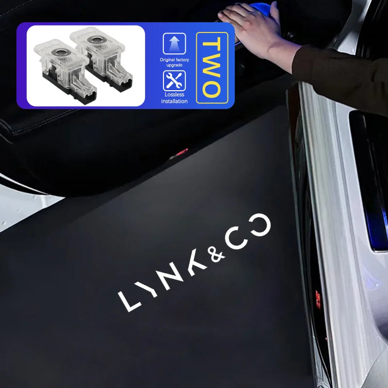 Led Car Door Logo Projector Welcome Light For Lynk&Co 01 02 03 05 09 Car Accessories - Logo D