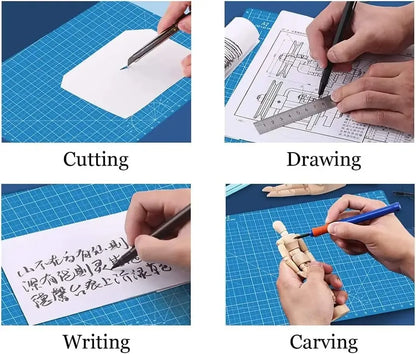 A3 A4 A5 PVC Cutting Mat Workbench Patchwork Cut Pad Sewing Manual DIY Knife Engraving Leather Cutting Board Side Underlay