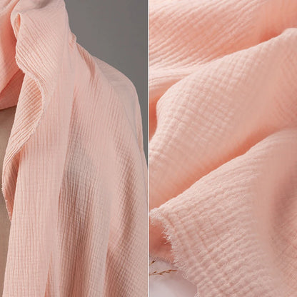 Double Gauze Cotton Fabric 100% Cotton for DIY Craft Sewing Material Dress Towel Bedding Sets Cheesecloth Table Runner Fabric