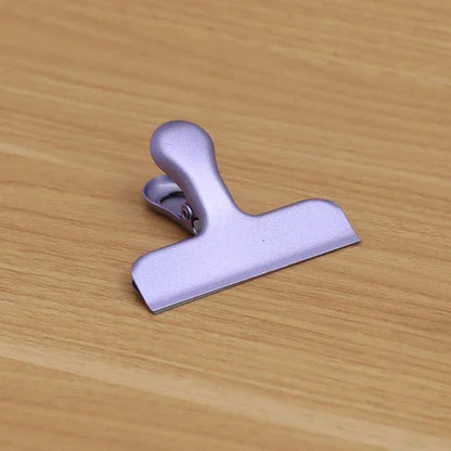 Fromthenon Vintage Binder Clip Metal Planner Clips Pink Red Gold Color Clamp Office Decorative Supplies School Stationery - P