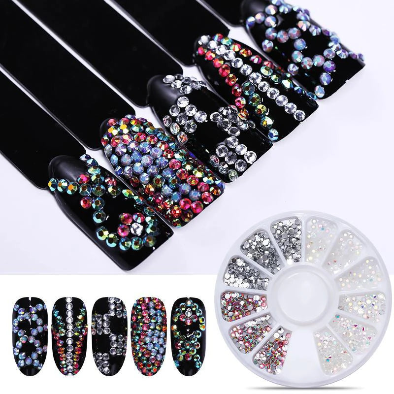 nail parts nail art glitter rhinestone Crystal gems jewelry Bead Manicure decoration accessories nail supplies for profession
