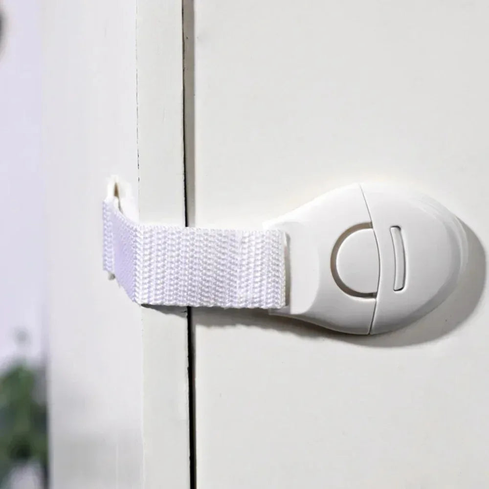 10pcs lot For Baby Furniture Door Drawer Lock Refrigerator Safety Locks Child Proof Infant Protector Brown Cabinet Safety Loc