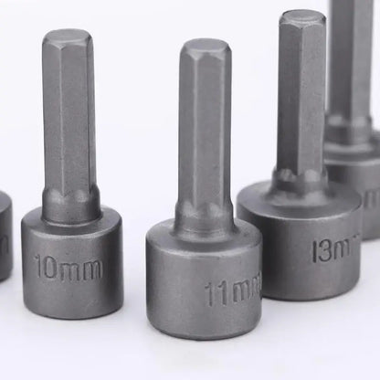 9pcs/set 5mm-13mm Hex Sockets Sleeve Nozzles Nut Driver Set Screwdriver Set Schroevendraaier Set Bits Sets Tools Socket Wrenc