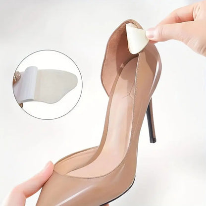 8-Pack Heel Pads for Too Big Shoes Self-Adhesive Heel Protectors Heel Inserts Improve Shoe Fit And Comfort Prevent Heel Slipp