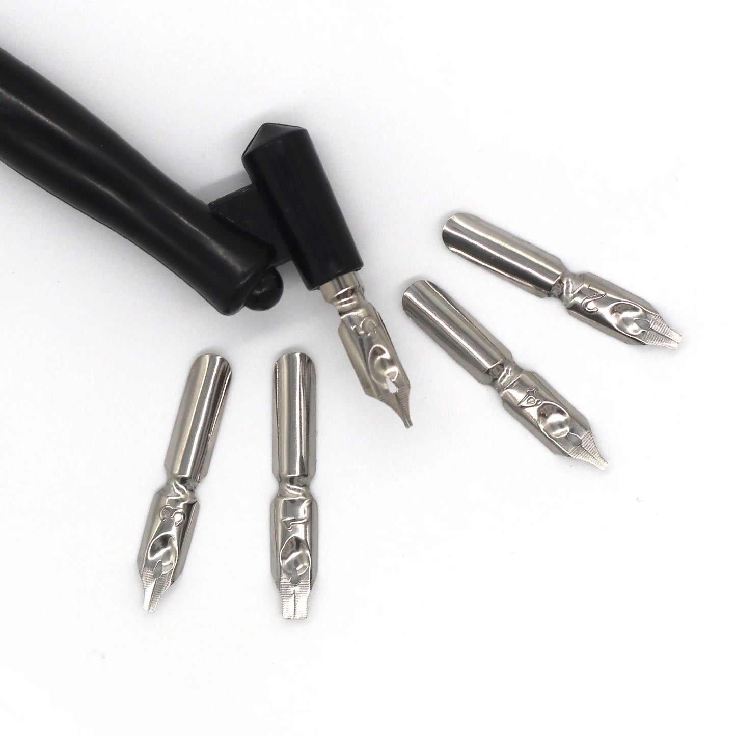 New Arrival Dip Pen Manga Calligraphy Dip Pen Holder+6 Nibs for Lettering Sketching Drawing Kit Fountain Pen Stationery Suppl