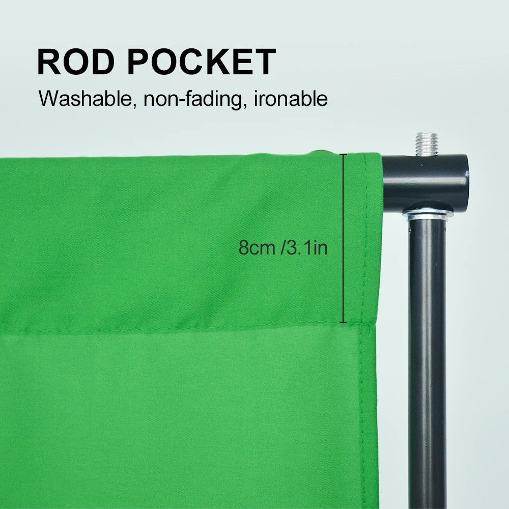 Background For Photography Backdrops White/Black/Blue/Green Screen Chroma Key Muslin Studio Photo Shooting Backdrop Cloth Pap