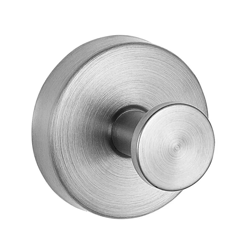 Vacuum Suction Cup Hooks Punch Free Bath Sucker Hook Wall Hook Hanger Glass Kitchen Bathroom Hooks for Towel Handbag - Sliver