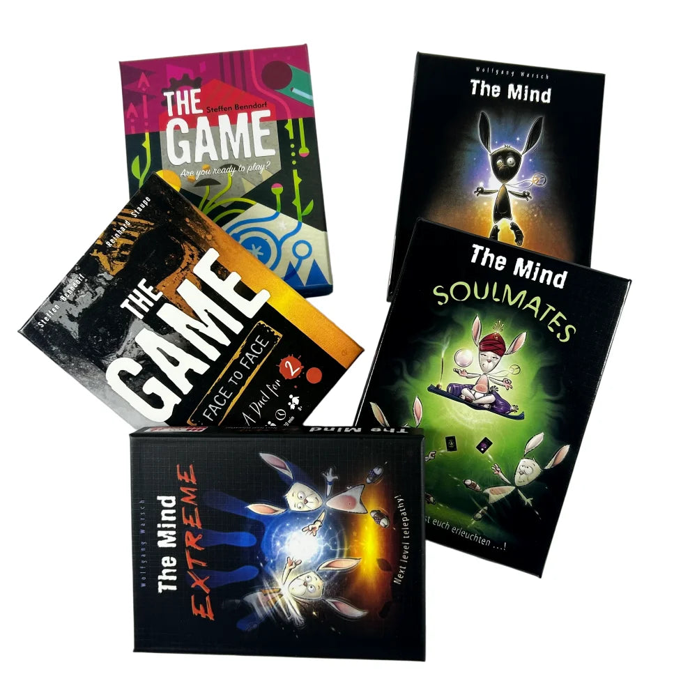 The Mind Card Game | The Mind Extreme | The Mind Soulmates | The Game Board Deck | The Game Face to Face Game Cards