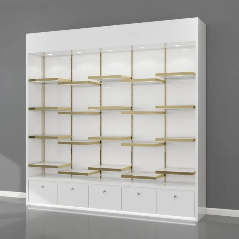 Custom Beauty Store Design | Shopping Malls Wig Showcases and Display Shelves