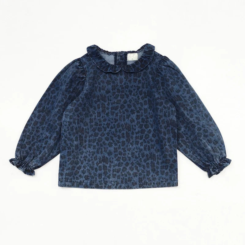 Ali Co AW26 denim leopard collection boys girls clothing dress skirt shirt vest and overalls