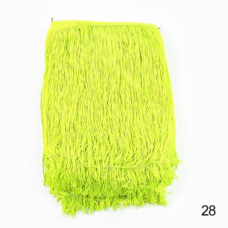 Lace Trim Fringe Tassels 2/5/10M, 30cm Long, For Curtain, Sewing, DIY Accessories - 28 / 30cm-10Yards