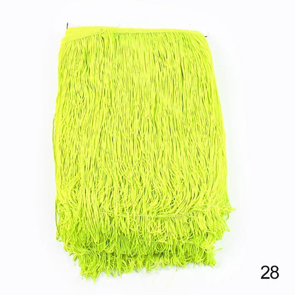 Lace Trim Fringe Tassels 2/5/10M, 30cm Long, For Curtain, Sewing, DIY Accessories - 28 / 30cm-10Yards