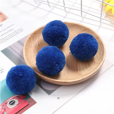 Multi Size Pom Piel 15mm/20mm/25mm/30mm/40mm Soft Pompones Fluffy Plush Crafts DIY Pom Pom Bal Wedding Sewing Party Accessori