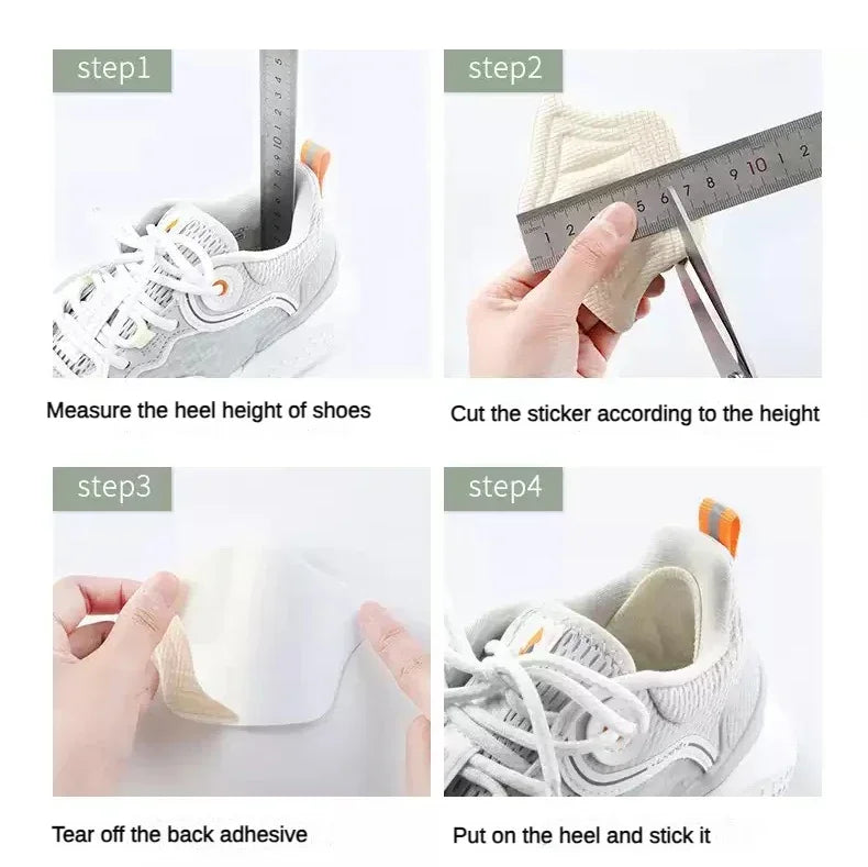 10pcs/set Insoles for Shoes Patch Heel Pads for Shoes Adjustable Size Feet Pad Insole Adhesive Back Sticker Shoes Insert Inso