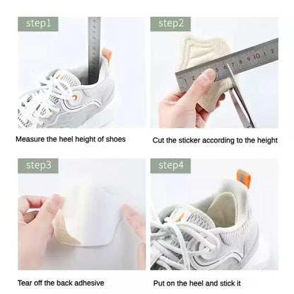 10pcs/set Insoles for Shoes Patch Heel Pads for Shoes Adjustable Size Feet Pad Insole Adhesive Back Sticker Shoes Insert Inso