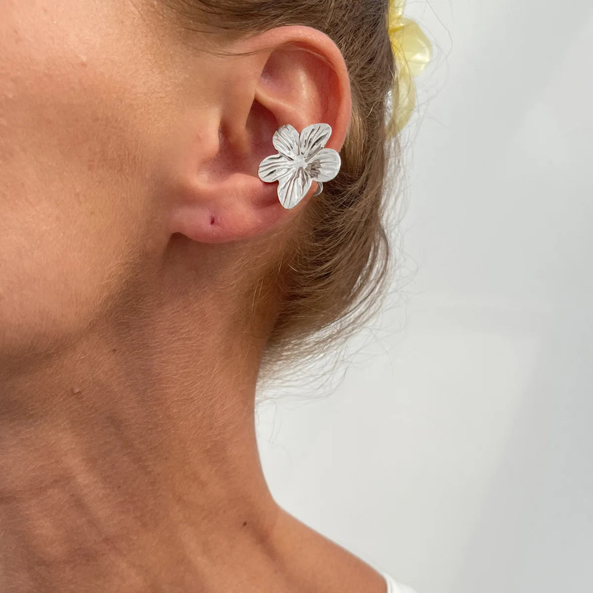 LATS Starfish Shell Flower Clip Earrings for Women Gold/Silver Color Non-Piercing Ear Cuff Daily Jewelry Accessories Party Gi