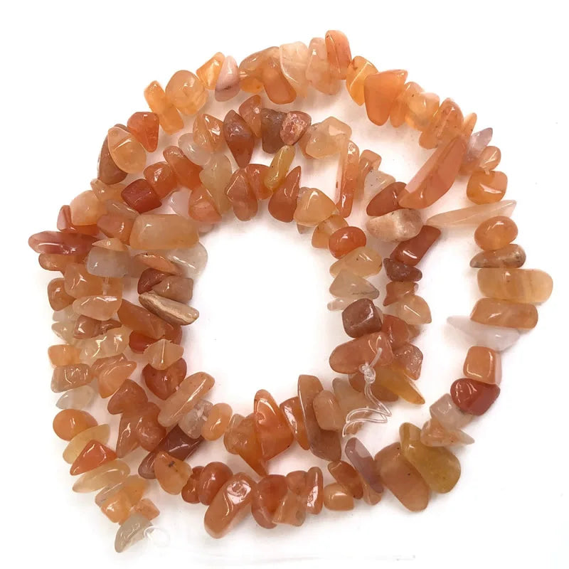 Natural Stone Chips Beads 5-8mm Irregular Gravel Crystal Quartz For Jewelry Making Freeform Beads Diy Necklace Bracelet 15''