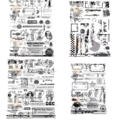 2026 New A6 Clear Stamps Identity Card Design DIY Scrapbook Journal Album Card Making Supplies